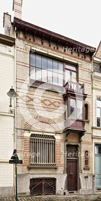 103 Rue Charles Quint, Brussels, Belgium, (1898) c2014-2017. Artist: Alan John Ainsworth.