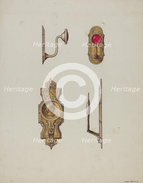 Brackets, c. 1937. Creator: Dana Bartlett.