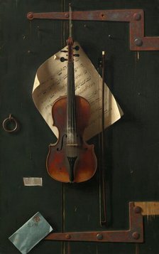 The Old Violin, 1886. Creator: William Michael Harnett.