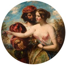 Gather the Rose of Love While Yet 'Tis Time, 1848.  Creator: William Etty.
