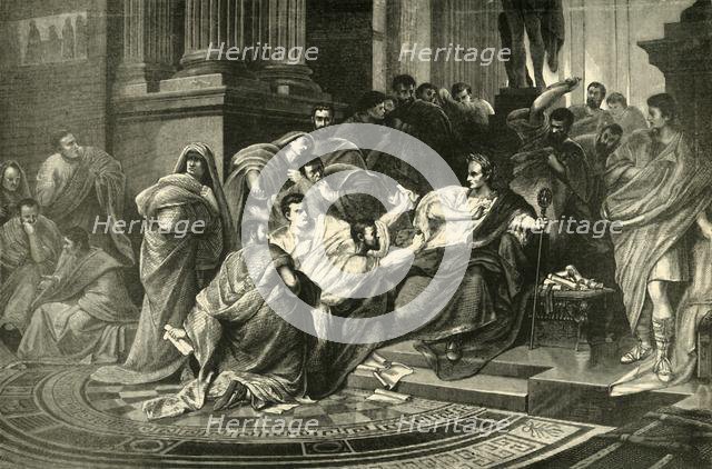'Assassination of Julius Caesar', 1890.   Creator: Unknown.