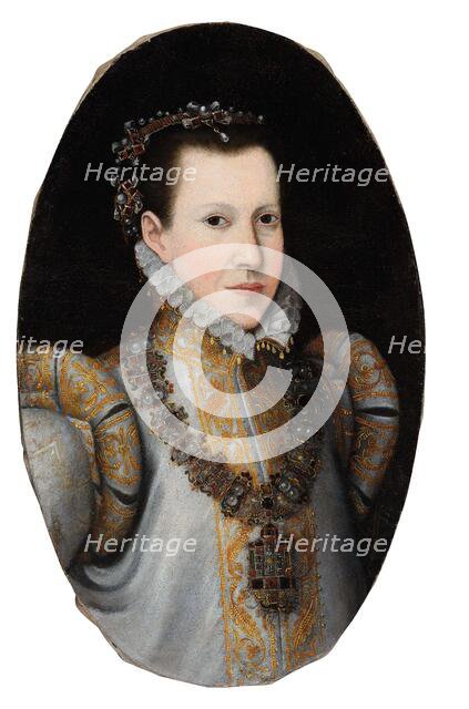 Portrait of Infanta Maria of Portugal, Hereditary Princess of Parma (1538-1577), ca. 1600. Creator: Anonymous.