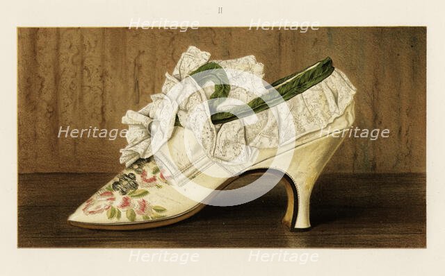 Miss Langley's Shoe, 1885.  Creator: Unknown.