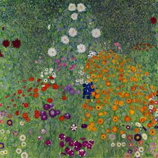 Farm Garden (Flower Garden), 1907. Creator: Klimt, Gustav (1862-1918).