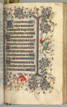 Hours of Charles the Noble, King of Navarre (1361-1425): fol. 180r, Text, c. 1405. Creator: Master of the Brussels Initials and Associates (French).