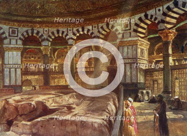 'The Holy Rock Beneath the Dome of the Rock', 1902. Creator: John Fulleylove.