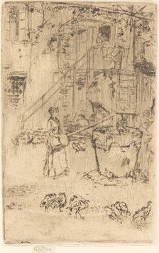 Turkeys, 1880. Creator: James Abbott McNeill Whistler.