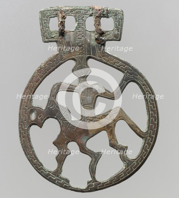 Openwork Belt Fitting, Frankish, 7th century. Creator: Unknown.