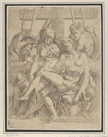 Pieta, 1540-45. Creator: Antonio Fantuzzi.