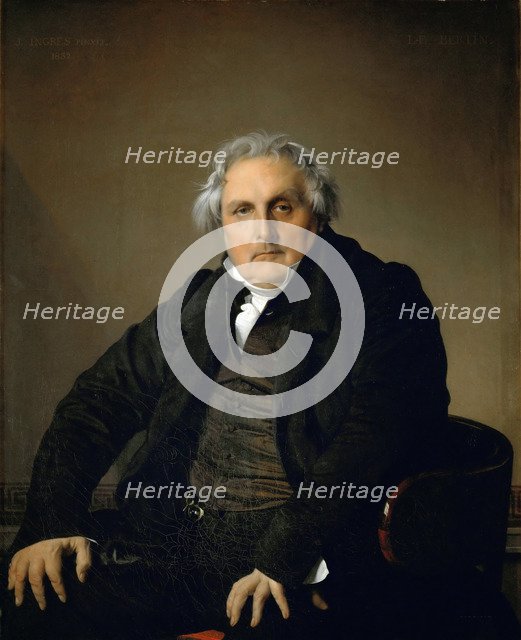 Portrait of Monsieur Bertin. Artist: Ingres, Jean Auguste Dominique (1780-1867)