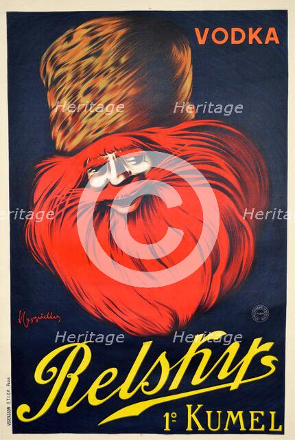 Relsky Vodka, 1925. Creator: Cappiello, Leonetto (1875-1942).