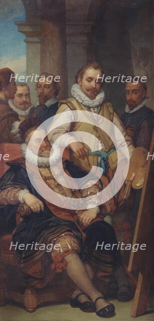 The Painter Bartholomeus Spranger in Vienna, (c1670s), 1862-1872. Creator: Nicaise de Keyser.