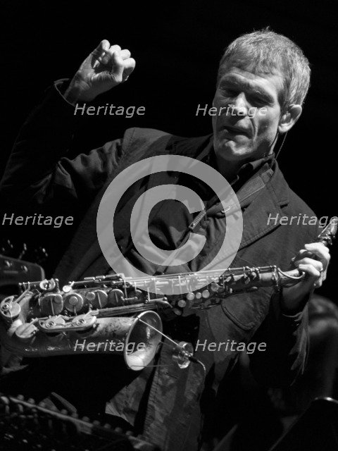 David Sanborne, 2014. Artist: Alan John Ainsworth.
