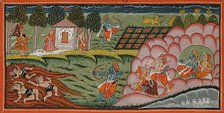 Episodes in the Panchavati Forest, Folio from a Ramayana (Adventures of Rama), between 1775 and 1800 Creator: Unknown.