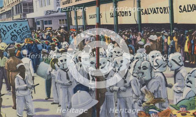 'Carnival, Trinidad, B.W.I.', c1940s. Creator: Unknown.