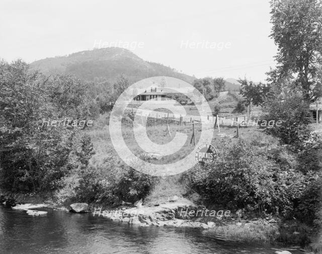Robt. Louis Stevenson's cottage on Saranac Lake, Adirondacks, N.Y., between 1900 and 1910. Creator: Unknown.