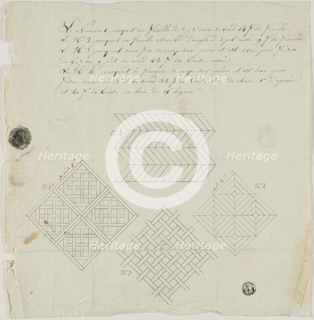 Intarsia Designs for Flooring, n.d. Creator: Unknown.