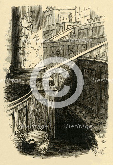 'Dr. Johnson's Pew in St. Clements', (1881). Creator: Unknown.