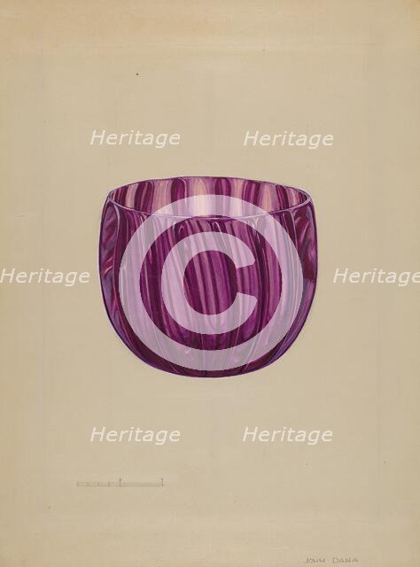 Finger Bowl, c. 1936. Creator: John Dana.