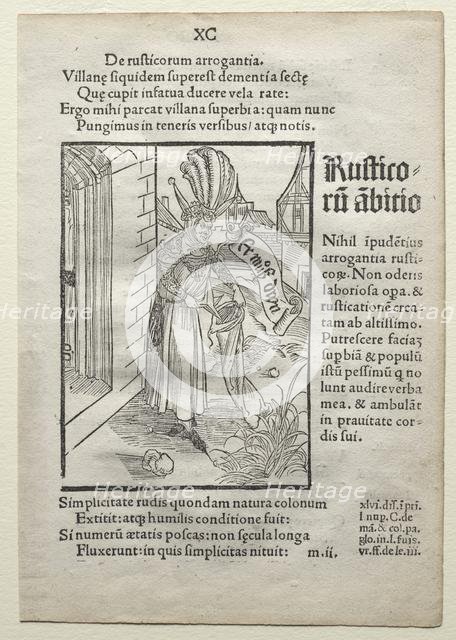 Ship of Fools, after 1497. Creator: Albrecht Dürer (German, 1471-1528).