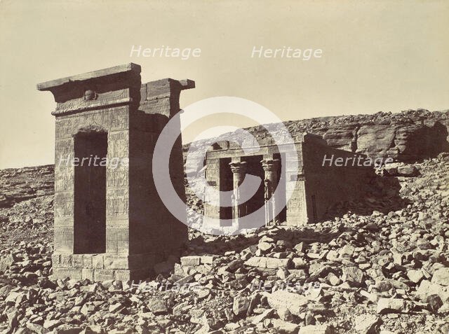 Temple d'Andour, ca. 1870. Creator: Felix Bonfils.