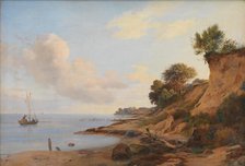 Beach area near Tårbæk, 1824-1886. Creator: Anders Christian Lunde.