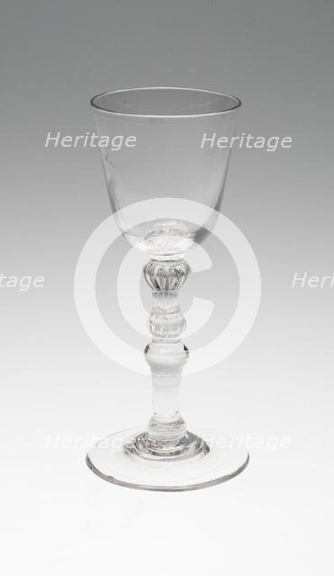 Wine Glass, England, c. 1770. Creator: Unknown.