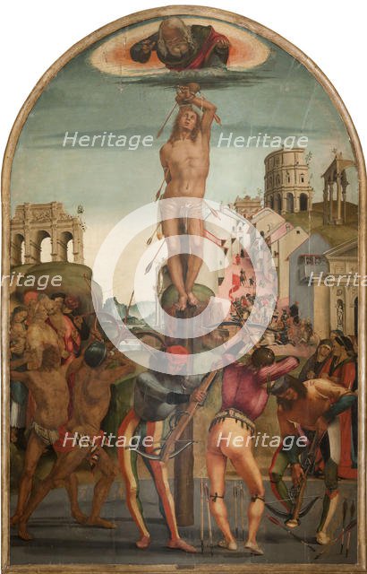 The Martyrdom of Saint Sebastian, ca 1498. Creator: Signorelli, Luca (ca 1441-1523).