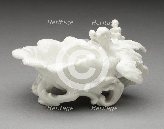 Salt Cellar, Meissen, 1730/35. Creator: Meissen Porcelain.