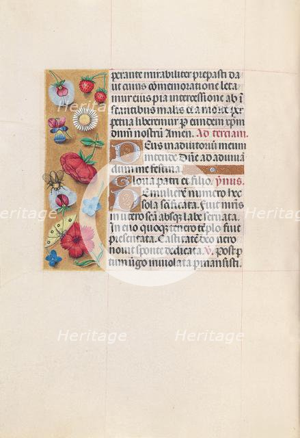 Hours of Queen Isabella the Catholic, Queen of Spain: Fol. 82v, c. 1500. Creator: Master of the First Prayerbook of Maximillian (Flemish, c. 1444-1519); Associates, and.