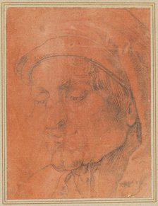 Head of a Man in a Cap, 16th century. Creator: Anonymous; Albrecht Dürer (German, 1471-1528), school of.
