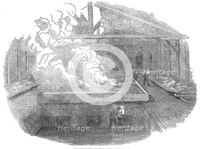 Evaporating House and Salt Pan, Marston Salt-Pit, 1850. Creator: Unknown.