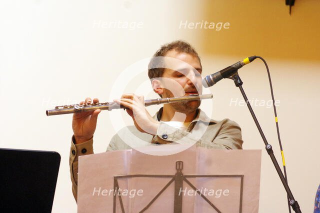 Kasper Reitkerk, Indo Jazz Fusion Revisited, Loughton Methodist Church, Loughton, Essex, 2024. Creator: Brian O'Connor.