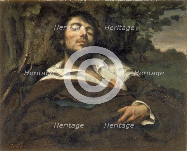 The Wounded Man (L'Homme blessé). Artist: Courbet, Gustave (1819-1877)