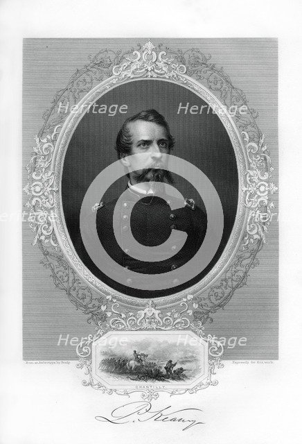 General Philip Kearny, US Army officer, 1862-1867. Artist: Unknown