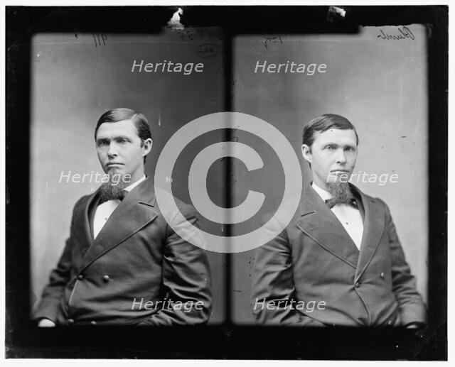 Senator Preston Bierce Plumb of Kansas, 1865-1880. Creator: Unknown.