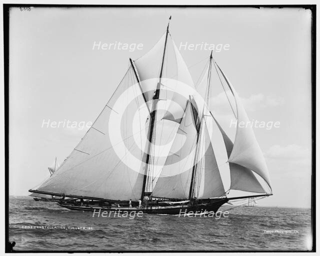 Constellation, 1891 Aug 8. Creator: Unknown.