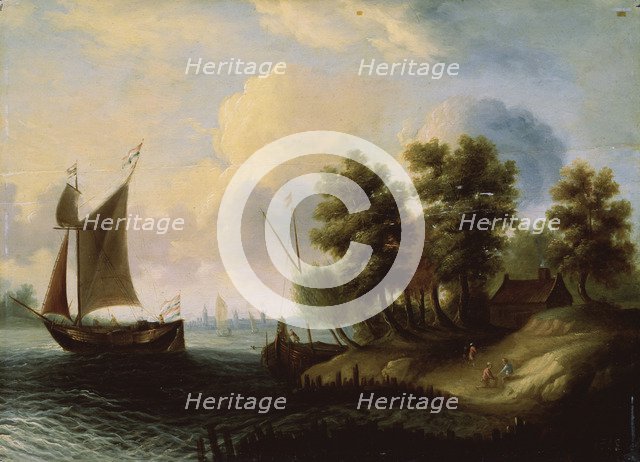 'A Sea Landscape', 17th century. Artist: Dutch Master