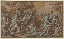 Bacchanal, 1600s. Creator: Pietro da Cortona (Italian, 1596-1669), circle of.