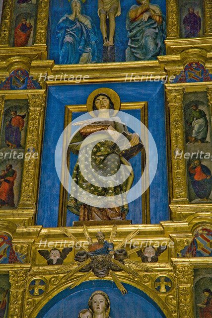 Altarpiece detail, church of the Monastery of San Juan de los Reyes, Toledo, Spain, 2007. Artist: Samuel Magal