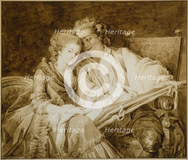 The Drawing Lesson, 1777. Creator: Francois-Andre Vincent.