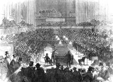 Billiard-match for the Championship, at St. James's Hall, 1870. Creator: Unknown.