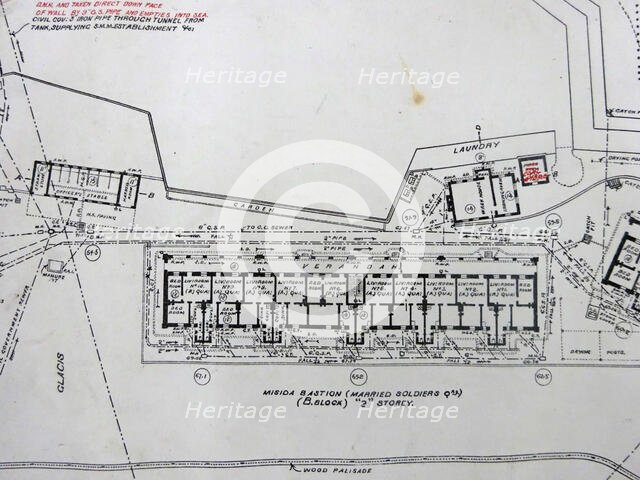 Msida Bastion - Married Soldiers Quartier, 1906. Creator: Unknown.
