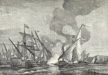 The Battle of Lepanto, 1571, (1893).  Creator: A. B..