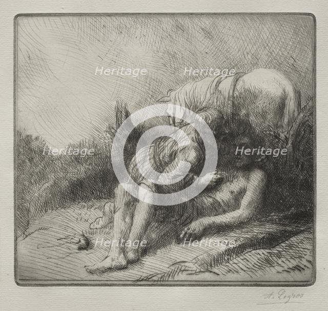 The Good Samaritan. Creator: Alphonse Legros (French, 1837-1911).
