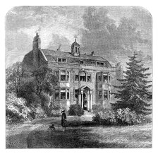 Gad's Hill Place, the residence of Charles Dickens, Higham, Kent, late 19th century. Artist: Unknown