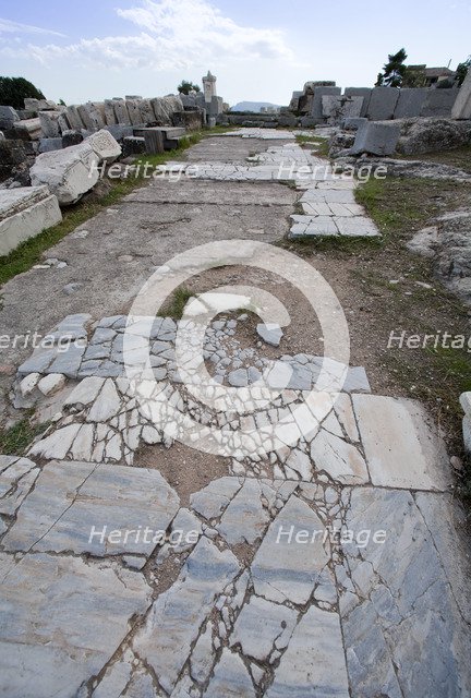 The Sacred Way, Eleusis, Greece. Artist: Samuel Magal