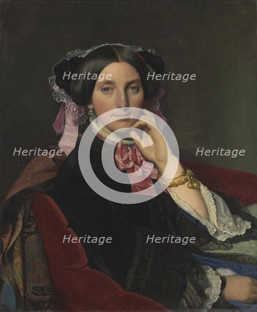 Portrait of madame Caroline Gonse , 1852. Creator: Ingres, Jean Auguste Dominique (1780-1867).