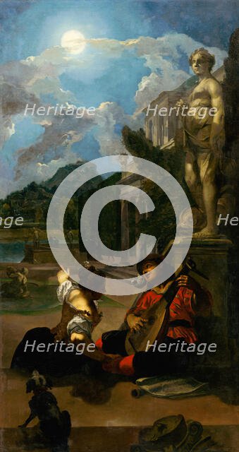 Early Evening Idyll, around 1770. Creator: Unknown.