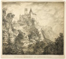 Kipfenberg Castle in the Valley of Altmühl, 1818. Creator: Domenico Quaglio II.